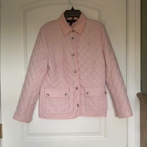 pink polo jacket